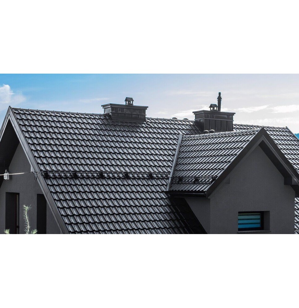 Blachodachówka modułowa  German simetric Pladur® Relief IceCrystal