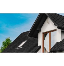 Modular metal roofing tiles Diament plus Aluminium STUCCO/MAT