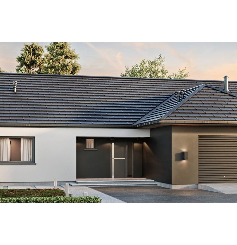 Blachodachówka modułowa  Kuga Aluminium MAT