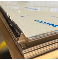 Aluminium sheet - both side anodized and laminated 5754 H22 3x1000x2000