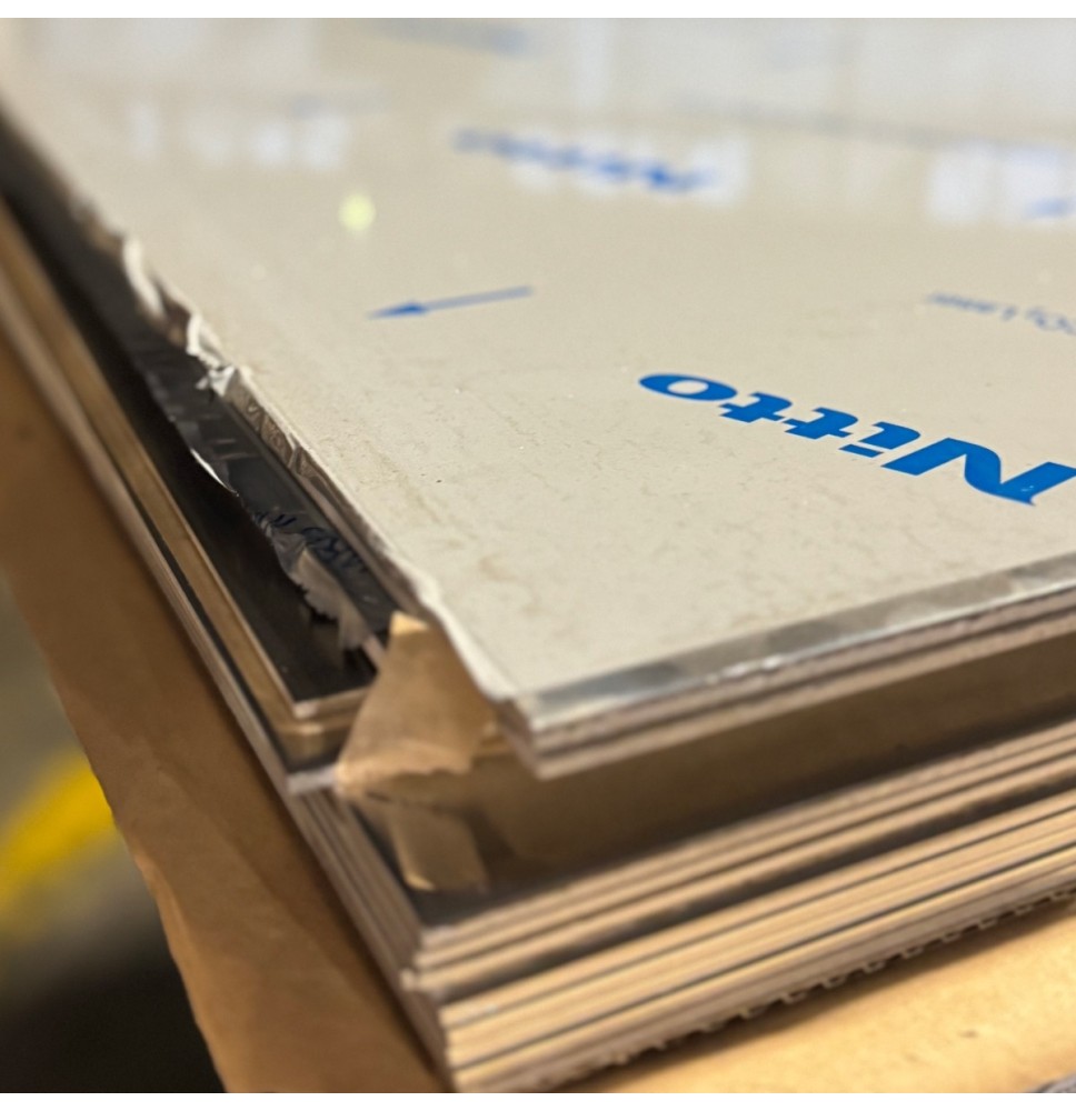 Blacha aluminiowa podwójnie anodowana i foliowana 5754 H22 3x1000x2000